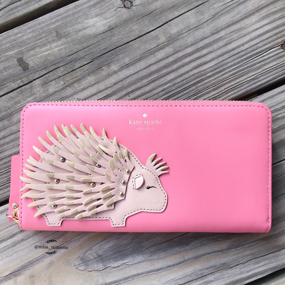 Kate Spade Porcupine Appliqué Baja Bound Wallet - Picture 2 of 5